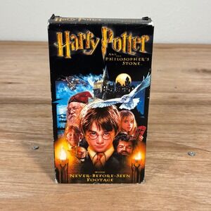 Harry Potter and the Philosopher's Stone VHS 2001 Warner Home Video 22542 Movie